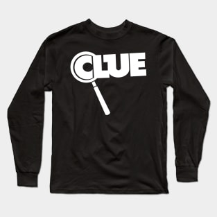 Clue White Long Sleeve T-Shirt